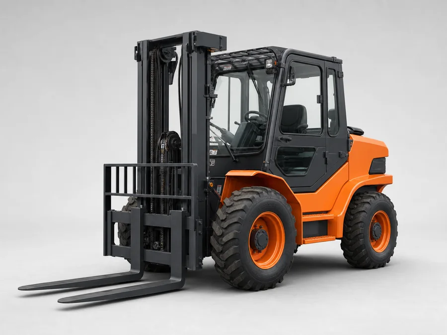 Rough-terrain forklift